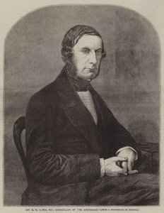 Sir G C Lewis, MP, Canciller del Exchequer de English School