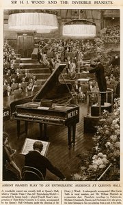 Sir Henry Wood y los pianistas invisibles de English School