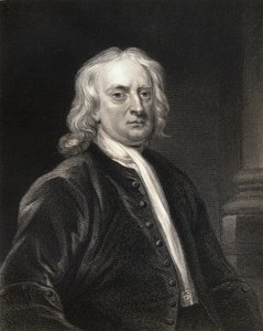 Sir Isaac Newton (1642-1727) de Gallery of Portraits, publicado en 1833