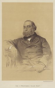 Sir J Whittaker Ellis, Baronet (litografía) de English School