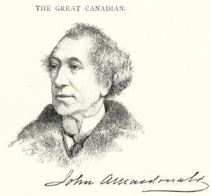 Sir John Alexander Macdonald de English School
