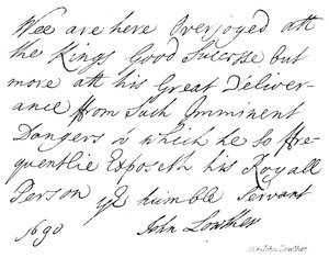Sir John Lowther de English School