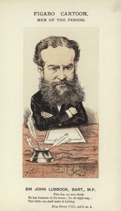 Sir John Lubbock, político inglés de English School