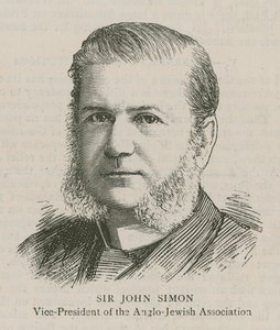 Sir John Simon, Vicepresidente de la Asociación Anglo-Judía