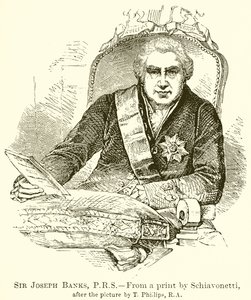 Sir Joseph Banks, P.R.S de English School