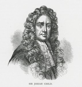 Sir Josiah Child (grabado) de English School