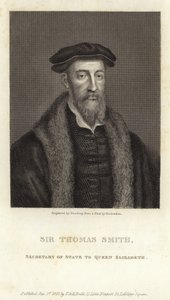 Sir Thomas Smith, erudito, diplomático y político inglés de English School