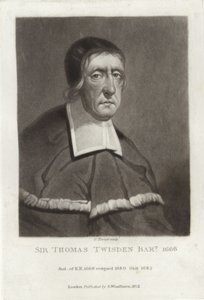 Sir Thomas Twisden, Baronet de English School