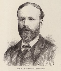 Sir V Kennett-Barrington (grabado) de English School