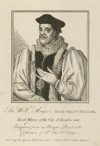 Sir William Harper, Sastre Mercante, Alcalde de Londres de English School