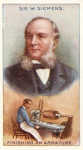 Sir William Siemens, terminando un Armadura de English School