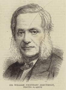 Sir William Urquhart Arbuthnot (grabado) de English School