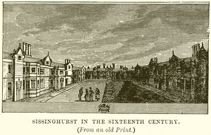 Sissinghurst en el siglo XVI de English School
