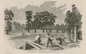 Sitio del edificio para la Gran Exposición de 1851 de English School