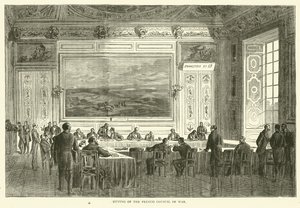 Sesión del Consejo de Guerra francés, enero 1871 de English School