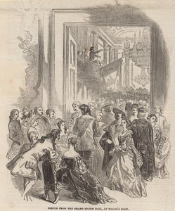 Boceto del Gran Salón Polaco en la Sala de Willis de English School