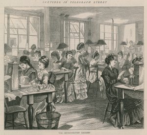 Bocetos en la calle del telégrafo - la Galería Metropolitana de English School