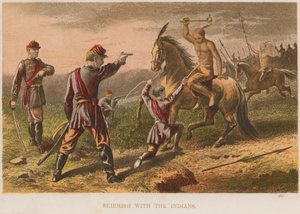 Escaramuza con los Indios