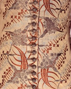 Chaleco con mangas, c.1705-15 (seda y brocado)