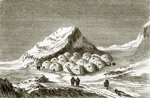 Cabañas de nieve de los esquimales de English School