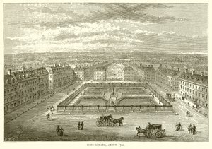 Soho Square, alrededor de 1700 de English School