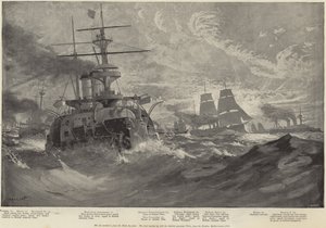 Algunos barcos de guerra rusos de English School