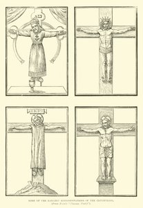 Algunas de las primeras representaciones de la Crucifixión de English School