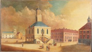 Mercado de South Shields, c.1800 de English School