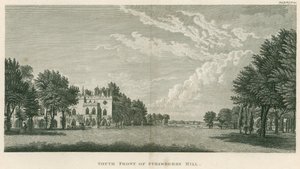 Fachada sur de Strawberry Hill, Twickenham, Londres