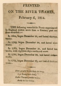 Souvenir de la Feria de Hielo de 1814 de English School