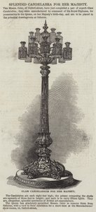Espléndido Candelabro para Su Majestad de English School