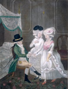 El primer carrete de Sir Timothy Thicketts a Londres, o las bellezas de Kings Place, sorteando un --, 1781 de English School