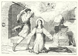 Santa Cecilia (grabado) de English School