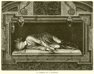 Santa Cecilia, por S. Maderno de English School