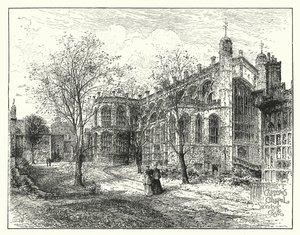 Capilla de San Jorge, Windsor (grabado) de English School
