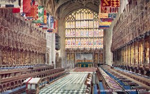 Capilla de San Jorge en el Castillo de Windsor, Berkshire de English School