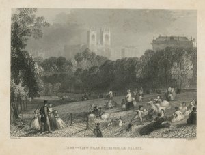 Parque de St. James, vista cerca del Palacio de Buckingham de English School
