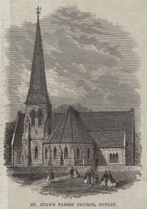 Iglesia Parroquial de San Judas, Dublín (grabado) de English School