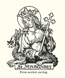 Santa Margarita, de talla antigua de English School