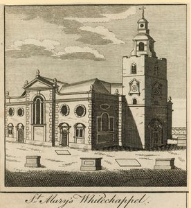 Santa María, Whitechapel, Londres de English School