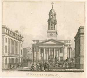 Iglesia de St Marylebone, Londres de English School