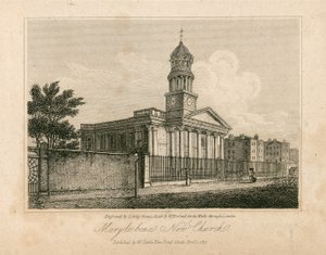 Iglesia de St Marylebone, Londres de English School