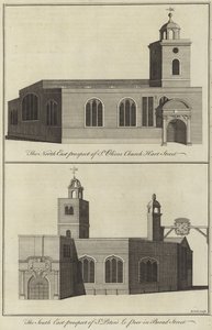 Iglesia de San Olave, Hart Street e Iglesia de San Pedro le Poor, Broad Street, Londres de English School