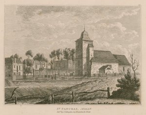 Iglesia de St Pancras, Londres, Middlesex de English School
