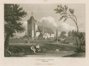 Iglesia de St Pancras, Londres, Middlesex de English School