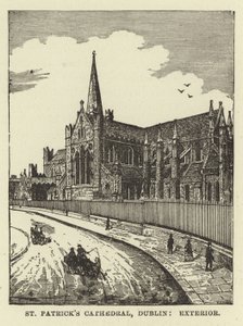 Catedral de St Patrick, Dublín, exterior de English School