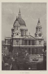 Catedral de San Pablo (grabado) de English School