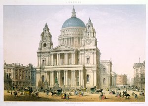 Catedral de San Pablo por C. Riviere, 1855 de English School