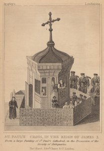 Cruz de San Pablo, en el reinado del Rey James I