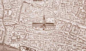San Pablo y sus alrededores, en la época de Enrique VIII de English School